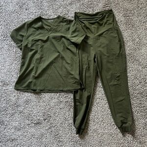 Green Boxy Relaxed Short Sleeve T-Shirt